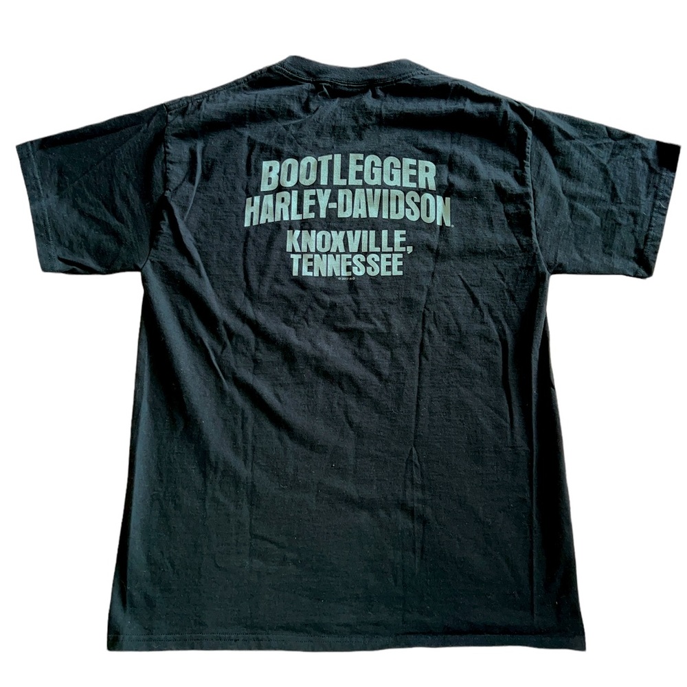 Mens Harley Davidson Dealership Shirt from the Bootleggers shop in Knoxsville Tn